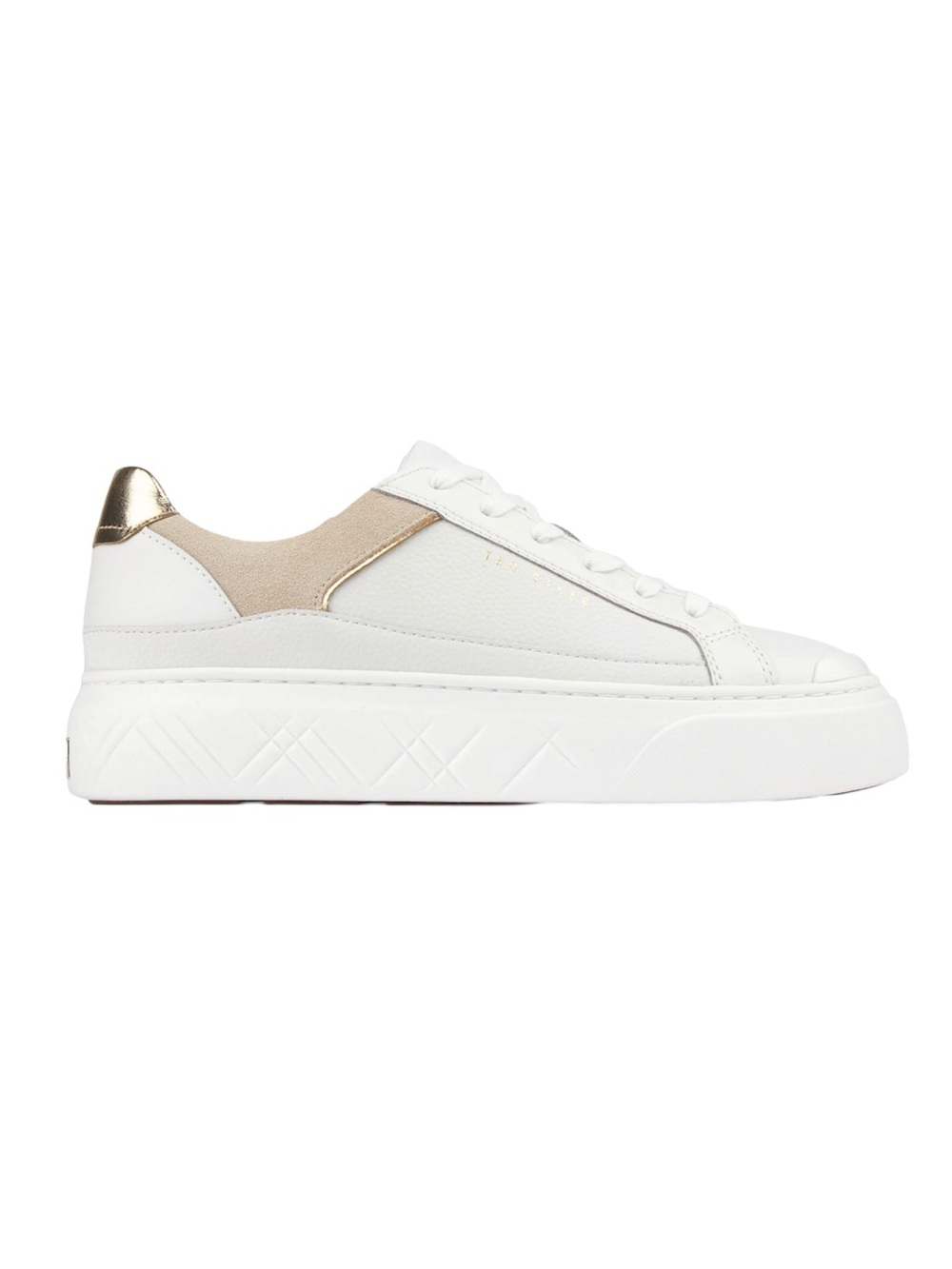 Ted Baker Womens Adison Court Sneakers White